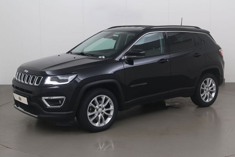 Jeep Compass turbo 4X2 limited 150 AT, Autos, Jeep, 1332 cm³, Entreprise, Noir, 5 places