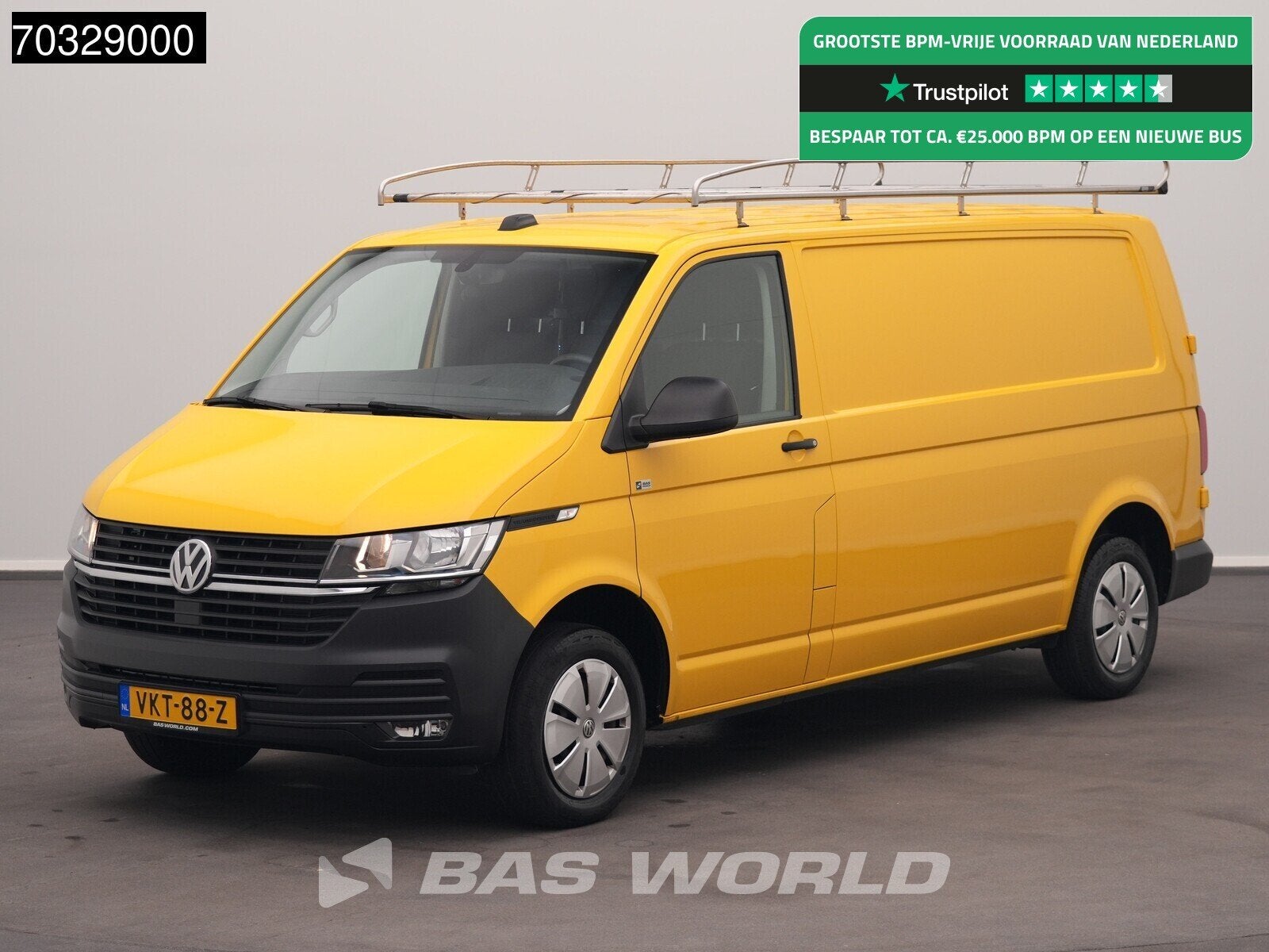 Volkswagen Transporter 90pk L2H1 Trekhaak Navi Airco Cruise, Autos, Achat, 90 ch, Euro 6, Entreprise