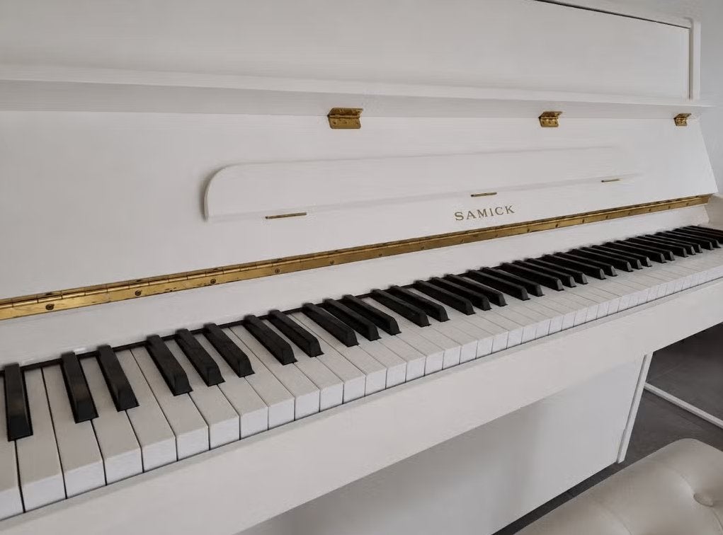 Piano wit hoogglans, Enlèvement, Blanc, Piano, Brillant