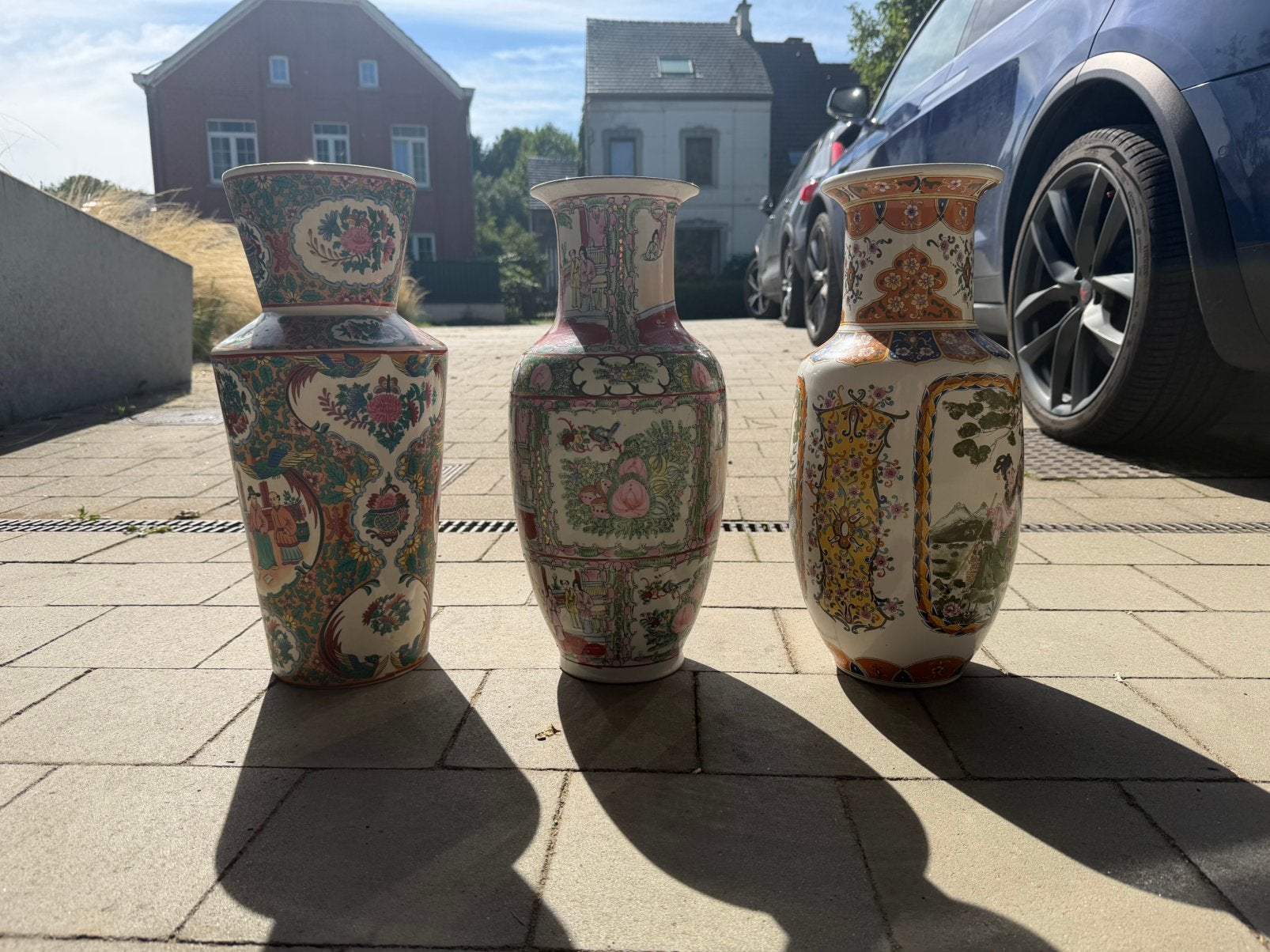 3 Chinese vazen, Antiek en Kunst, Antiek | Vazen, Ophalen