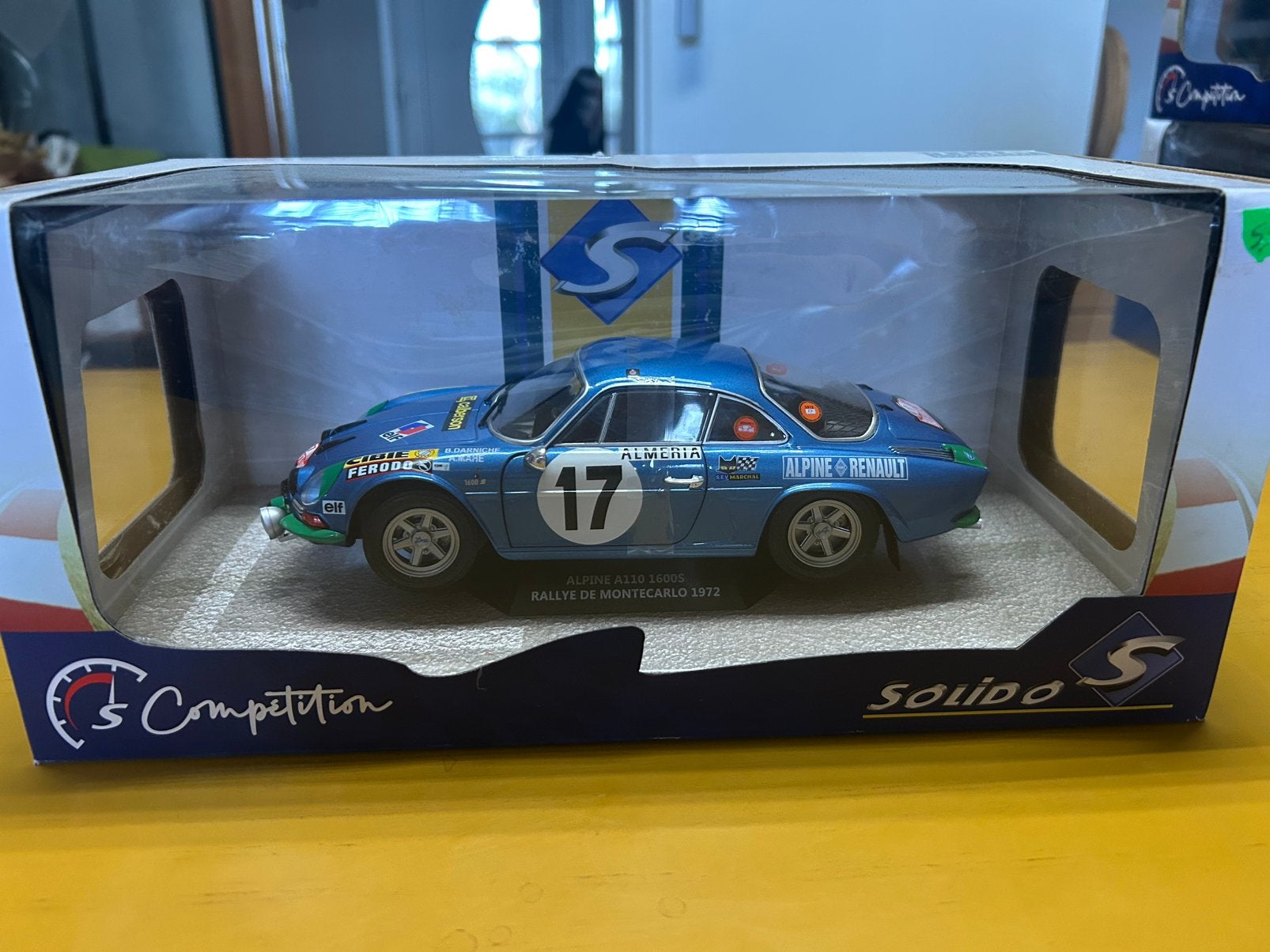 Alpine a110 solido, Hobby & Loisirs créatifs, Voitures miniatures | 1:18, Enlèvement, Comme neuf, Solido
