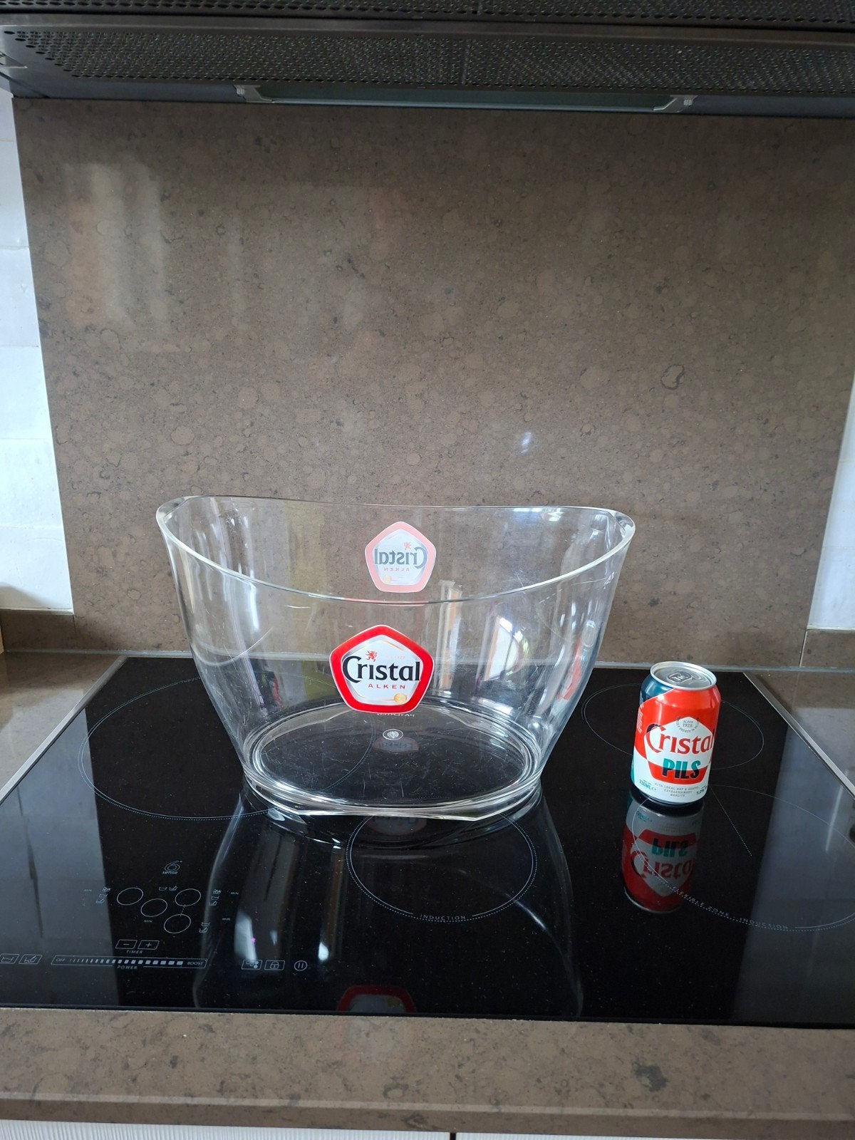 Unieke Bierkoeler Cristal  Alken, Verzamelen, Ophalen of Verzenden, Gebruikt, Gebruiksvoorwerp
