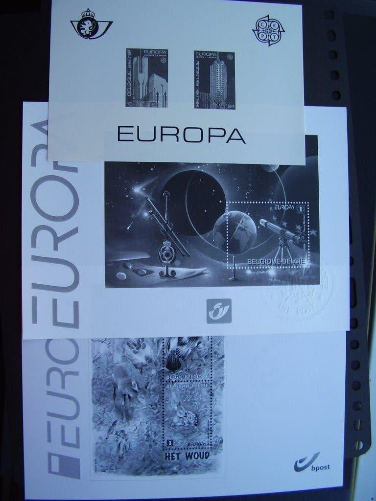 ZW velletjes - Europa - Moderne kunst, Astronomie, Het woud, Enlèvement ou Envoi, Europe