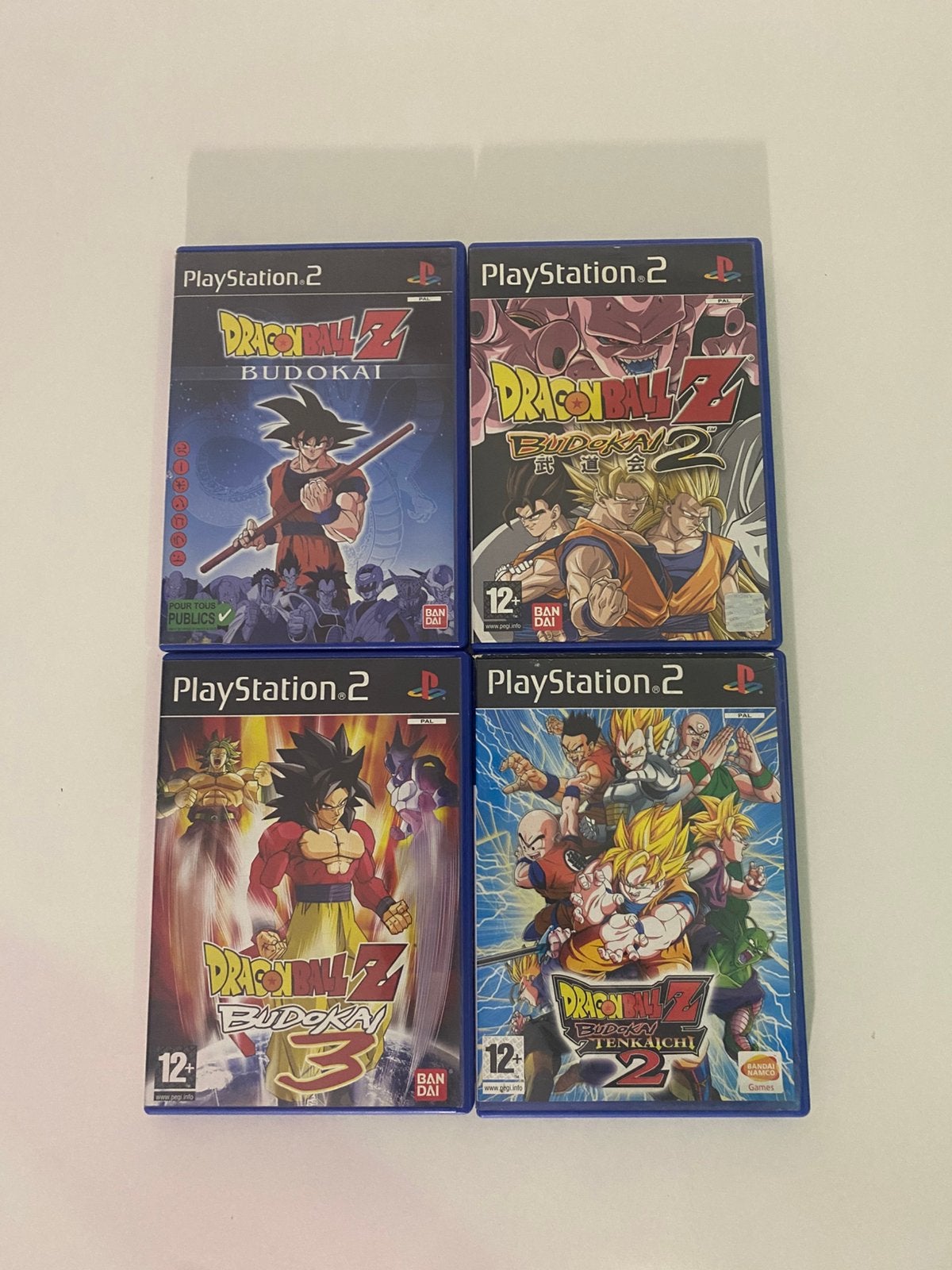 Dragon Ball PS2 Bundle – Budokai 1, 2, 3 + Tenkaichi 2, Games en Spelcomputers, Games | Sony PlayStation 2, Vechten, Ophalen of Verzenden