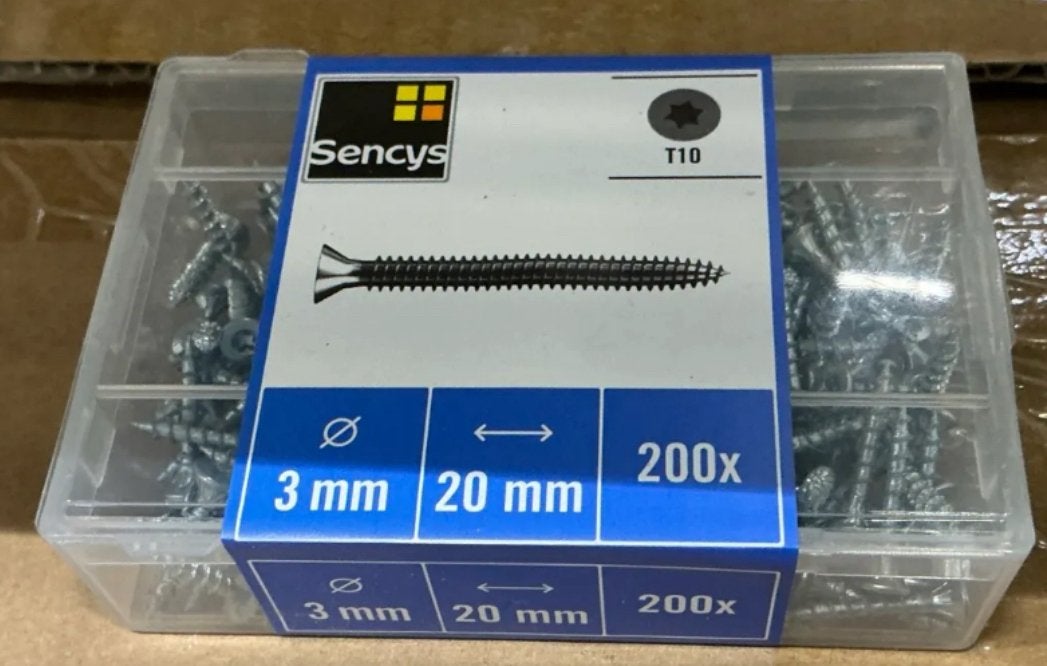 petite vis Sencys 3X20 torx en lot par carton de 14400 vis, Informatique & Logiciels, Fournitures d'imprimante, Enlèvement, Comme neuf