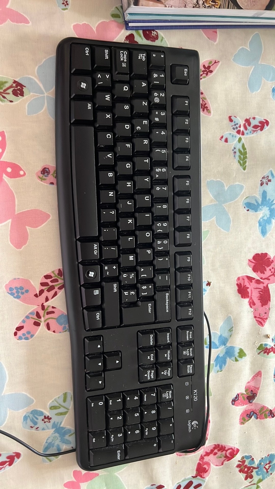 Logitech K120 AZERTY, Enlèvement ou Envoi, Azerty, Comme neuf, Filaire