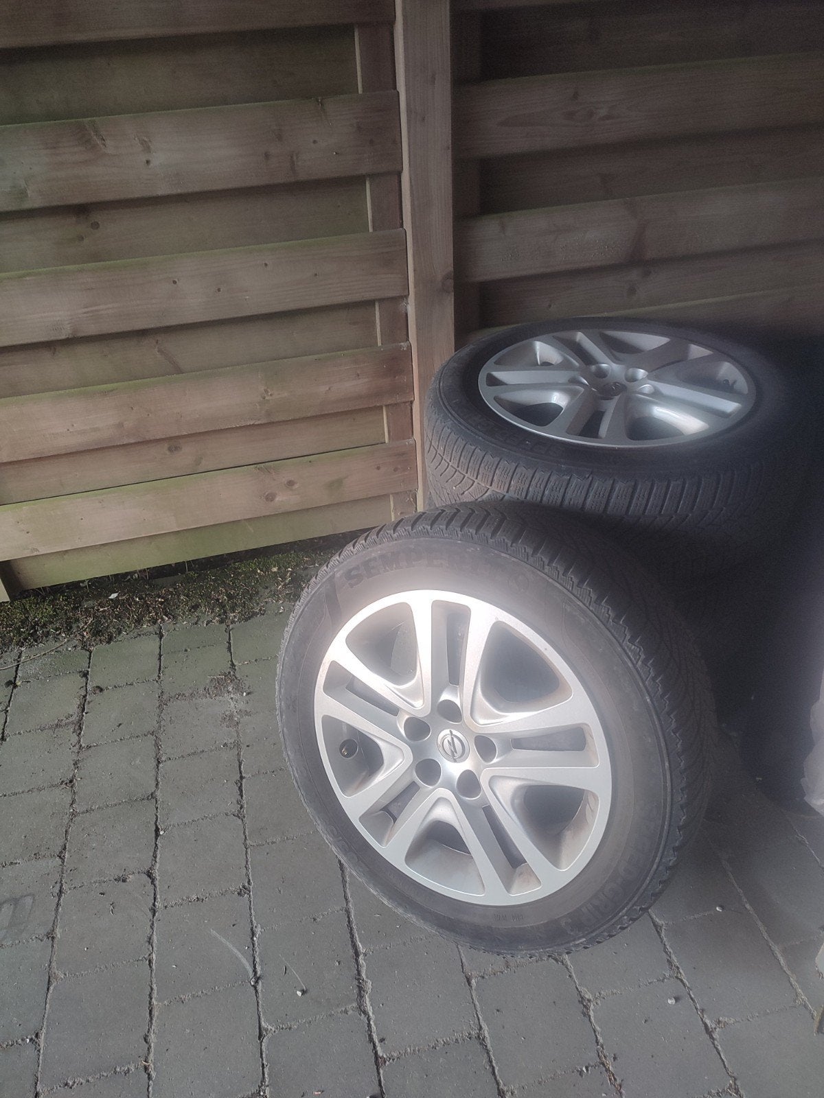 4 winterbanden op stalen velg, 205/55 R16 H, voor Opel Astra, Auto-onderdelen, Ophalen, Winterbanden