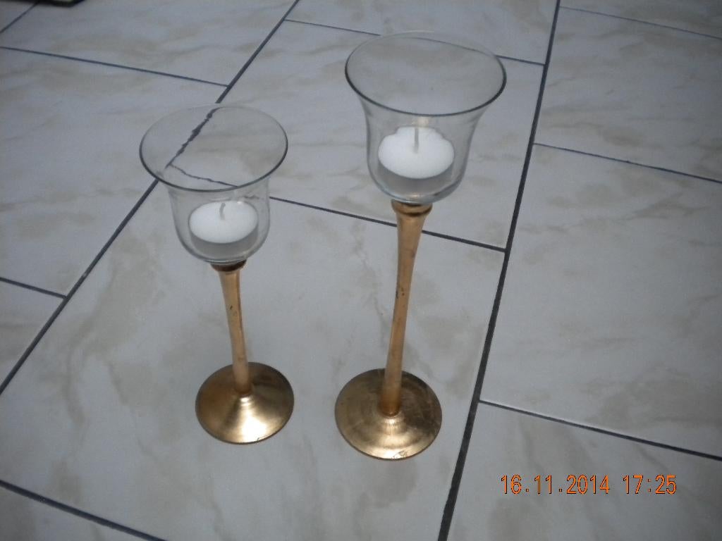 Partytheelichthoudertjes + Mini tafel-/kastbeschermers, Ophalen
