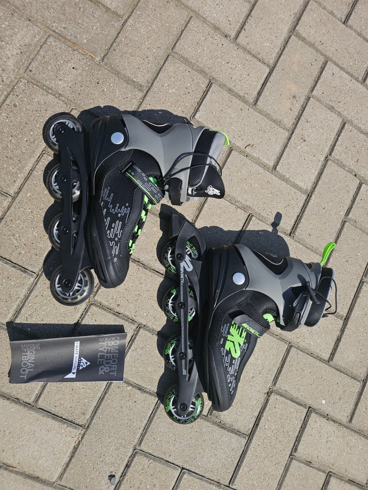 Roller Kinetic K2 46, Sports & Fitness, Patins à roulettes alignées, Neuf, K2, Rollers 4 roues en ligne, Enlèvement