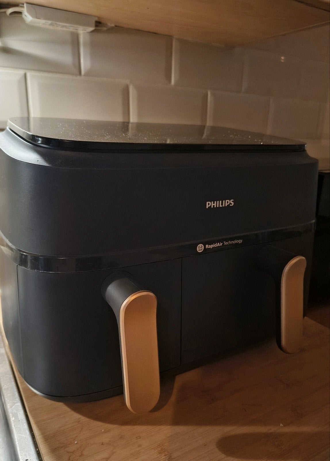 Air fryer Philips Dual Basket Airfryer XXL (9L), Electroménager, Friteuses à air, Comme neuf, Friteuse à air XXL, 1500 grammes ou plus