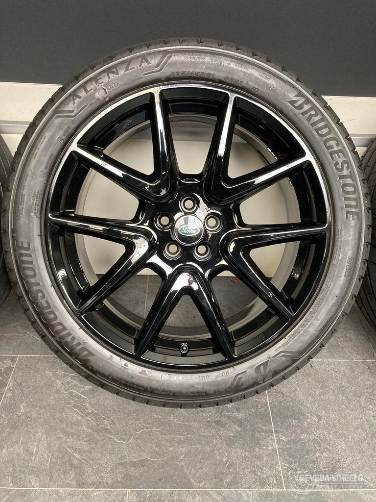 21” originele Range Rover RR Velar velgen + banden 5x108, Auto-onderdelen, Banden en Velgen, Gebruikt, -, 265 mm, -