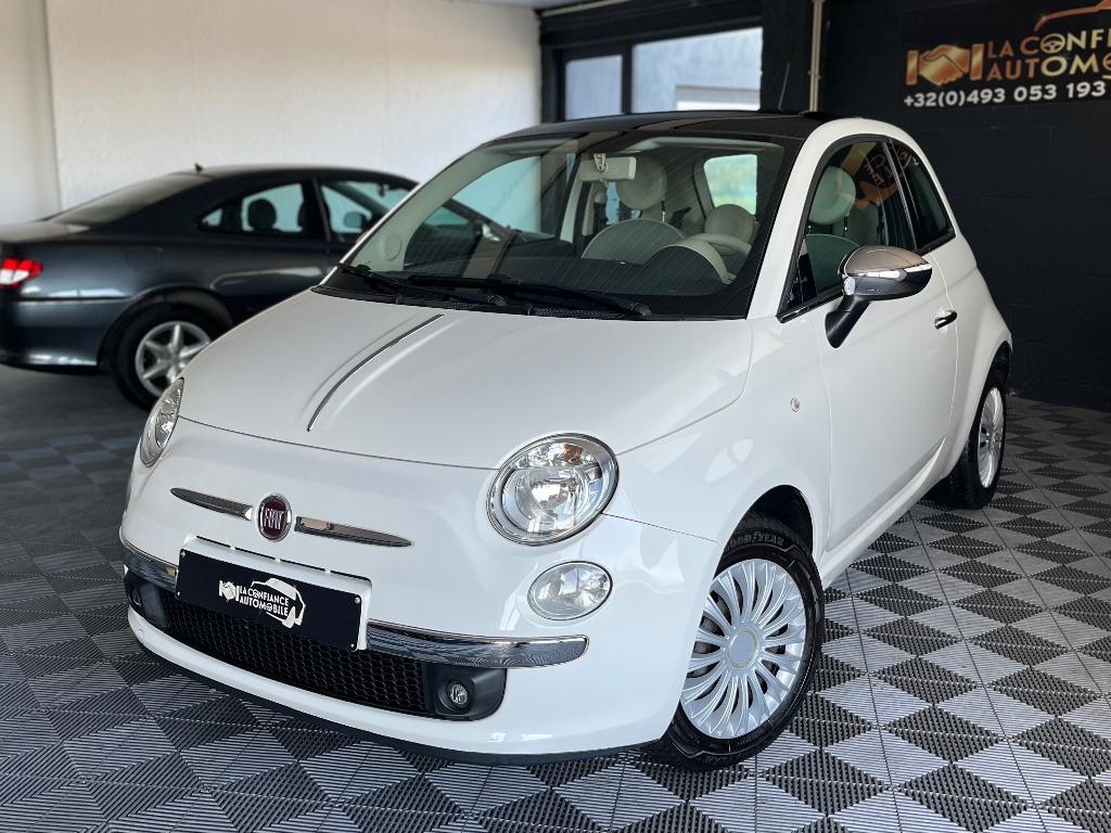 Fiat 500 1.2i Lounge 1e eigenaarsgarantie 12 maanden, Voorwielaandrijving, 4 zetels, Stof, 4 cilinders