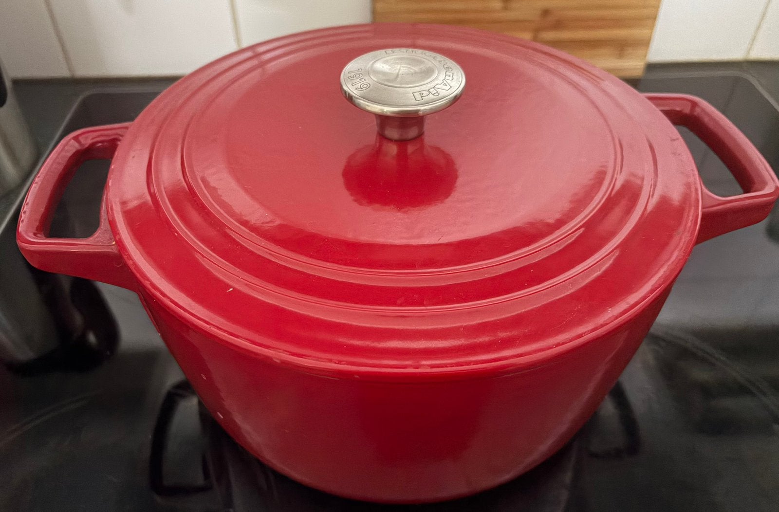 Gietijzeren kookpot, Huis en Inrichting, Ophalen, Zo goed als nieuw, Gietijzer
