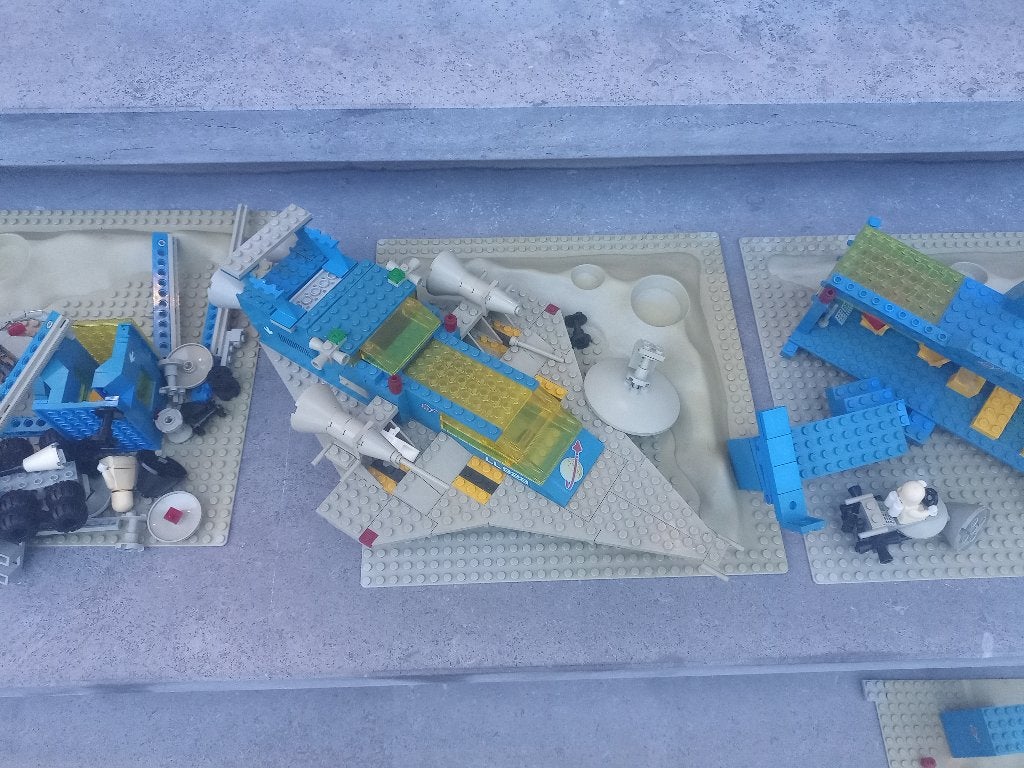 Lego 920, 928, 6970, 6880 klassieke sets ruimte, Lego, Ensemble complet, Instructions incluses, Enlèvement