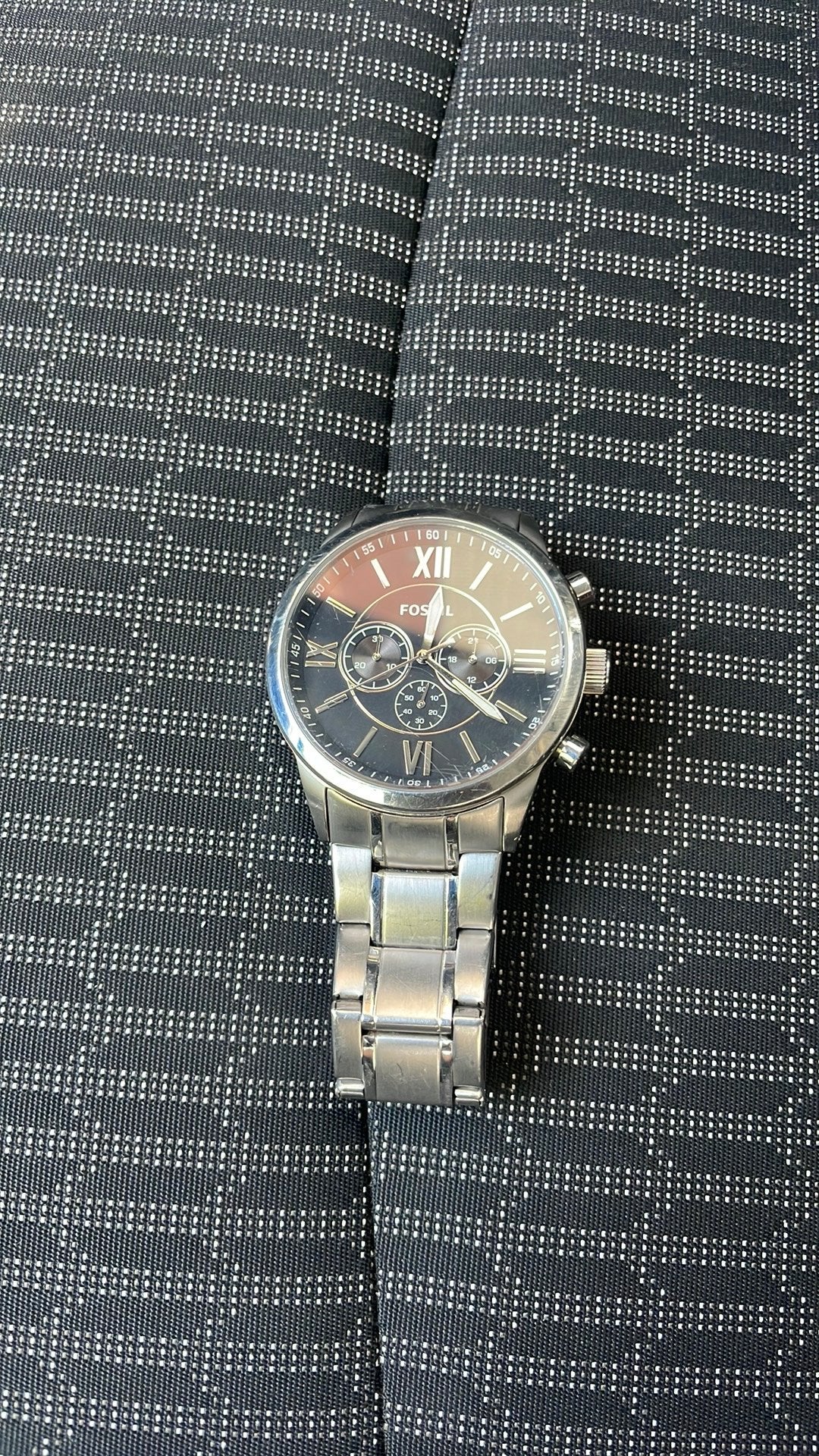 Montre pour homme Fossil, Bijoux, Sacs & Beauté, Enlèvement ou Envoi, Utilisé, Montre-bracelet
