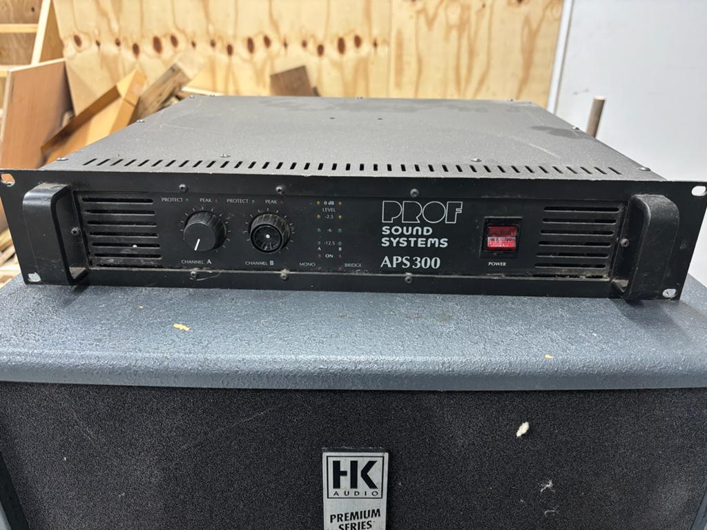 PROF Sound systems APS 300, Ophalen, Gebruikt, Minder dan 500 watt, P.A.