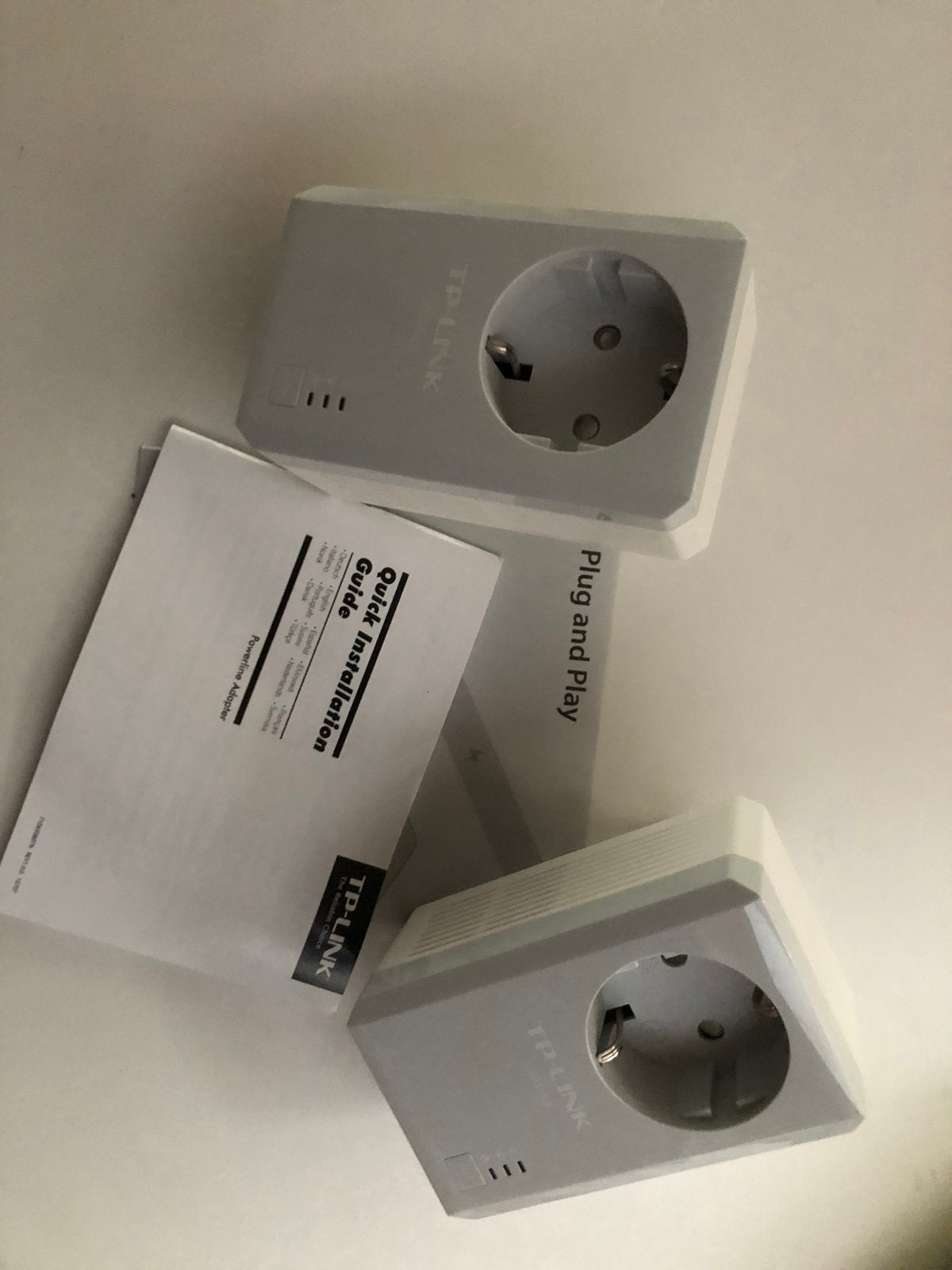 TP-Link TL-PA4020P 2-poorts Powerline Adapter – 2 stuks, Computers en Software, Ophalen of Verzenden, Zo goed als nieuw, TP link