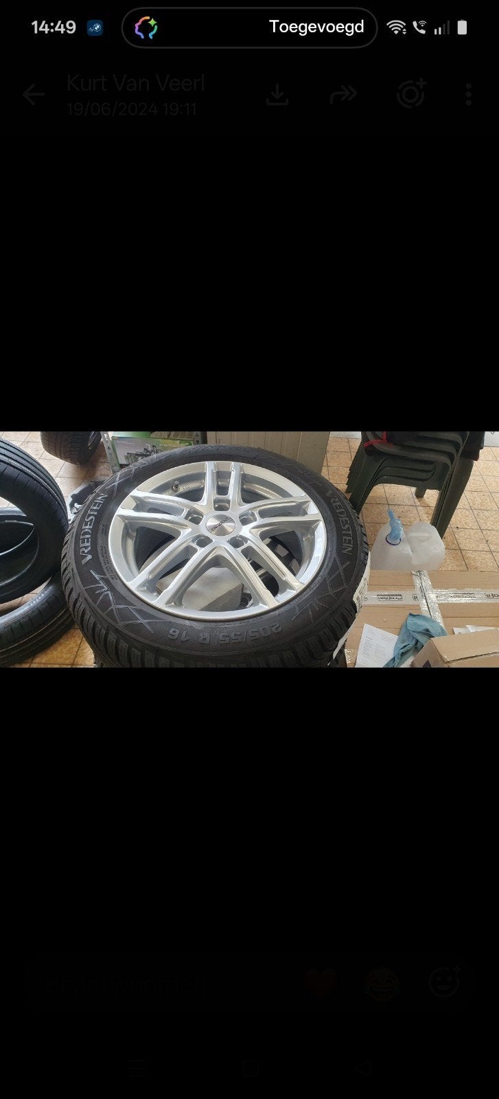 nieuwe velgen met winterbanden  steekmaat 5 x 112, Auto-onderdelen, Ophalen, Velg(en), 16 inch, Nieuw