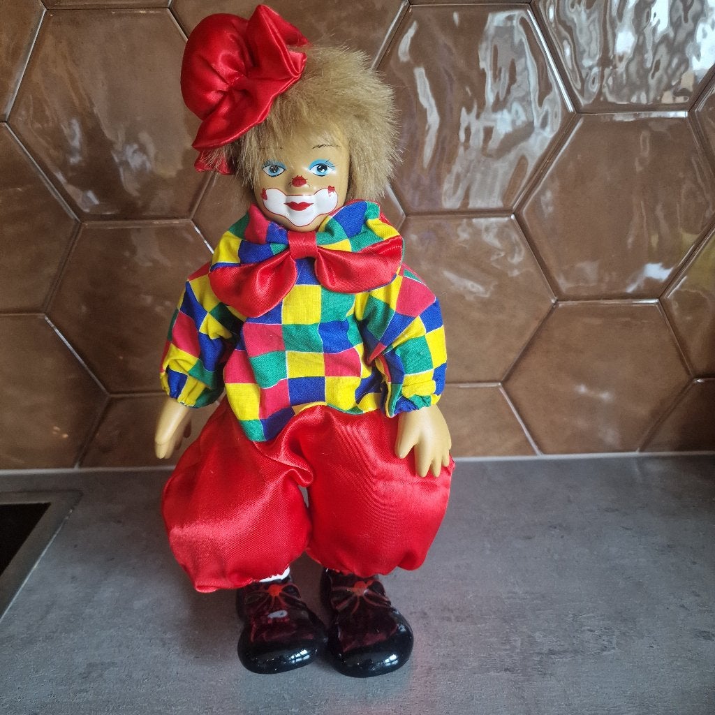 Porseleinen clown, Ophalen of Verzenden, Nieuw, Meerkleurig
