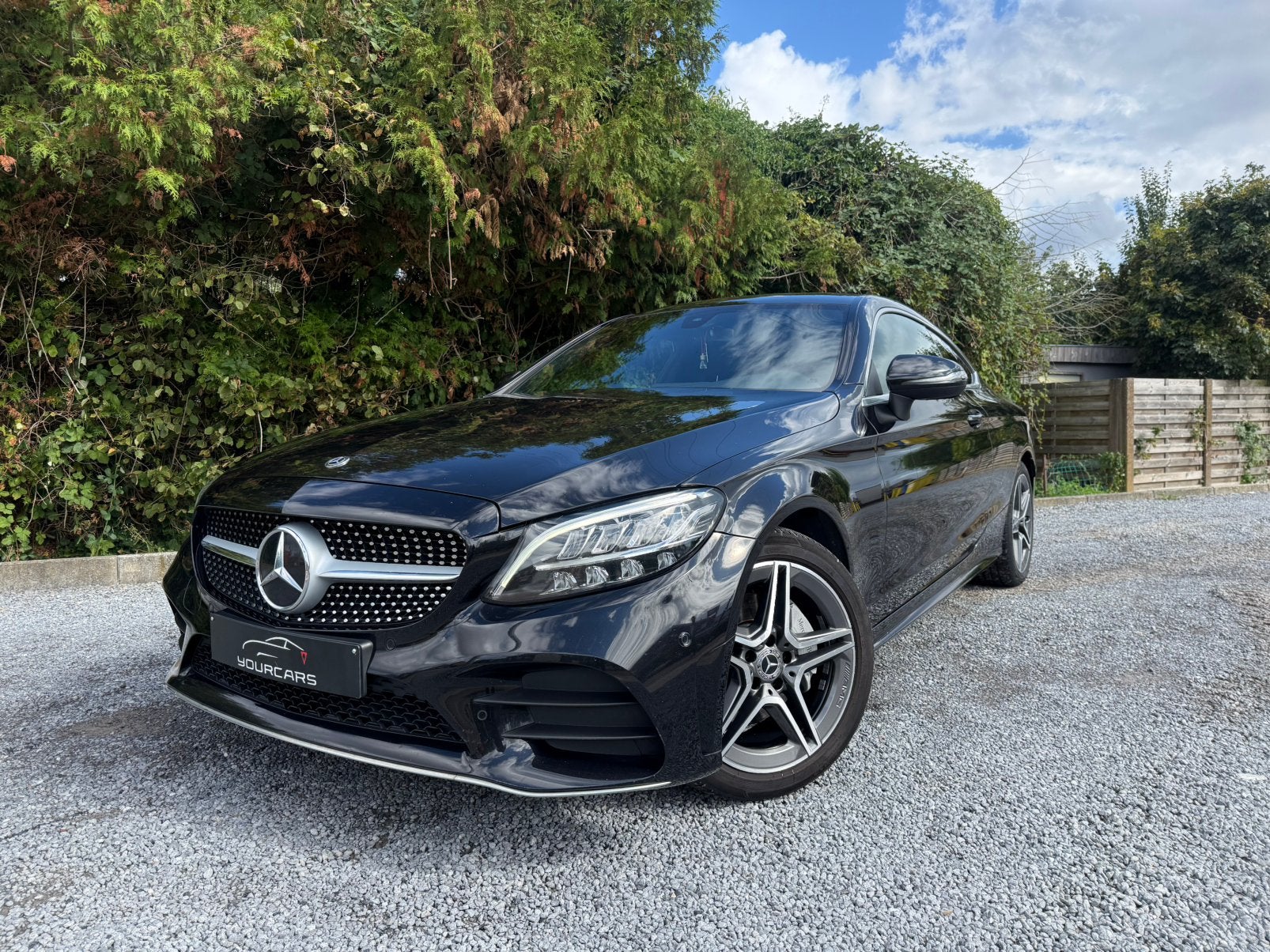 Mercedes-Benz C 200 Coupé * AMG-PAKKET * VOLLEDIG LED, Auto's, Automaat, Achterwielaandrijving, 4 cilinders, Zwart