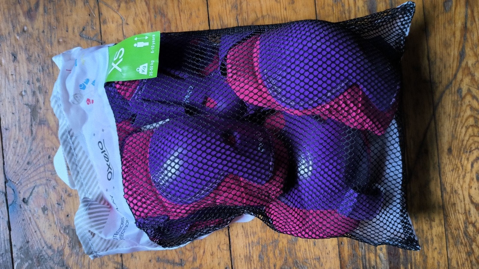 Set de protections OXELO taille XS (6 - 10 ans) Decathlon, Autres marques, Réglable, Comme neuf, Enfants