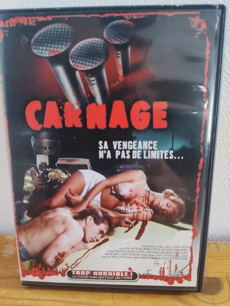CARNAGE / MUTILATOR - dvd (1984), Cd's en Dvd's, Dvd's | Horror, Ophalen of Verzenden, Gebruikt, Slasher