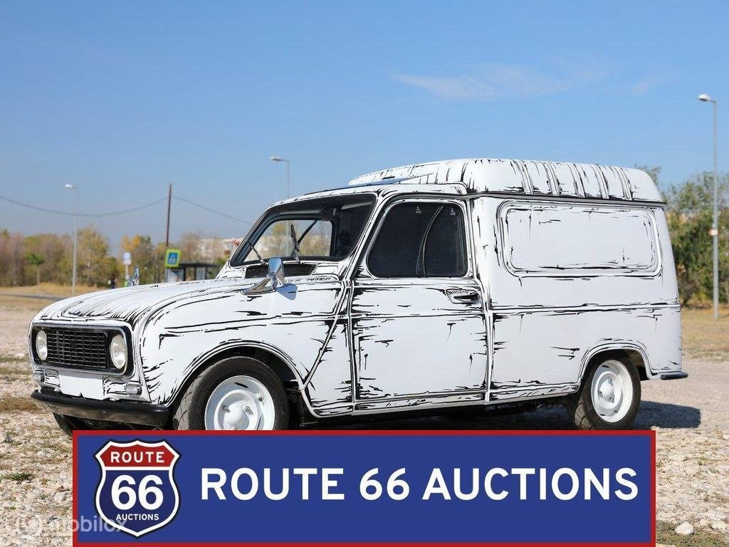 Renault 4 F6 | 1976 | Route 66 Auctions, Renault, Zwart, Bedrijf, Handgeschakeld