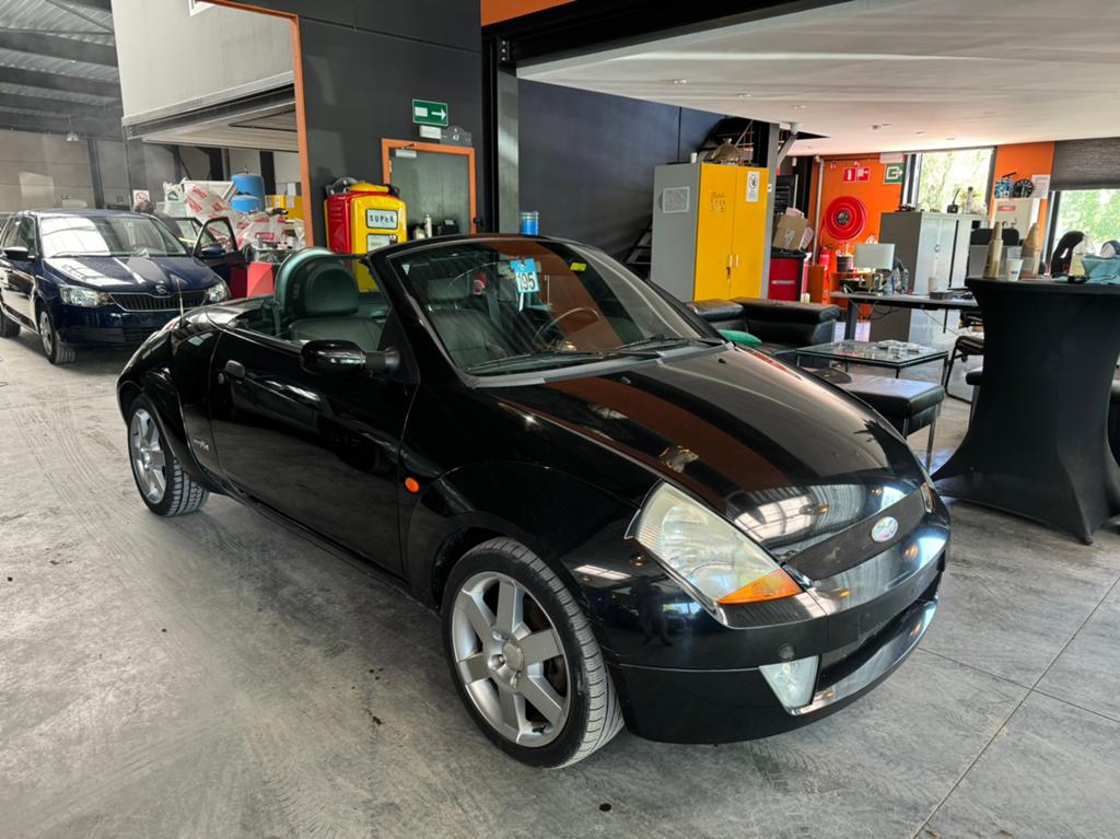 FORD KA STREET CABRIOLET, Auto's, Ford, Voorwielaandrijving, Zwart, Leder, Bedrijf