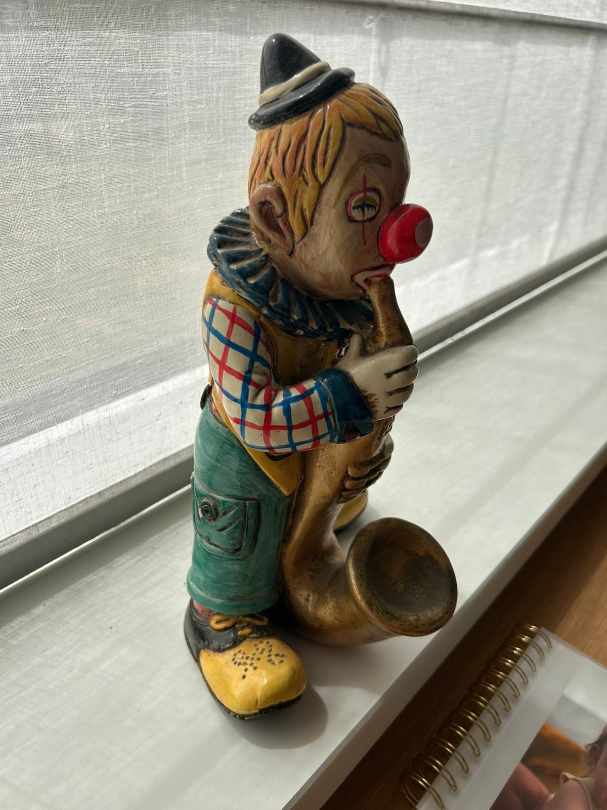 Unieke clown uit Sevilla van Lucavalli, Antiek en Kunst, Ophalen, Art deco, Handgemaakt, 20 - 50 cm