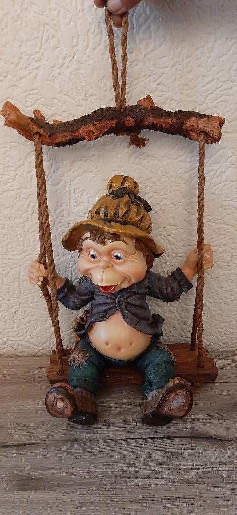 laven efteling Loll op de schommel, Collections, Efteling, Comme neuf, Statue ou Poupée, Enlèvement ou Envoi