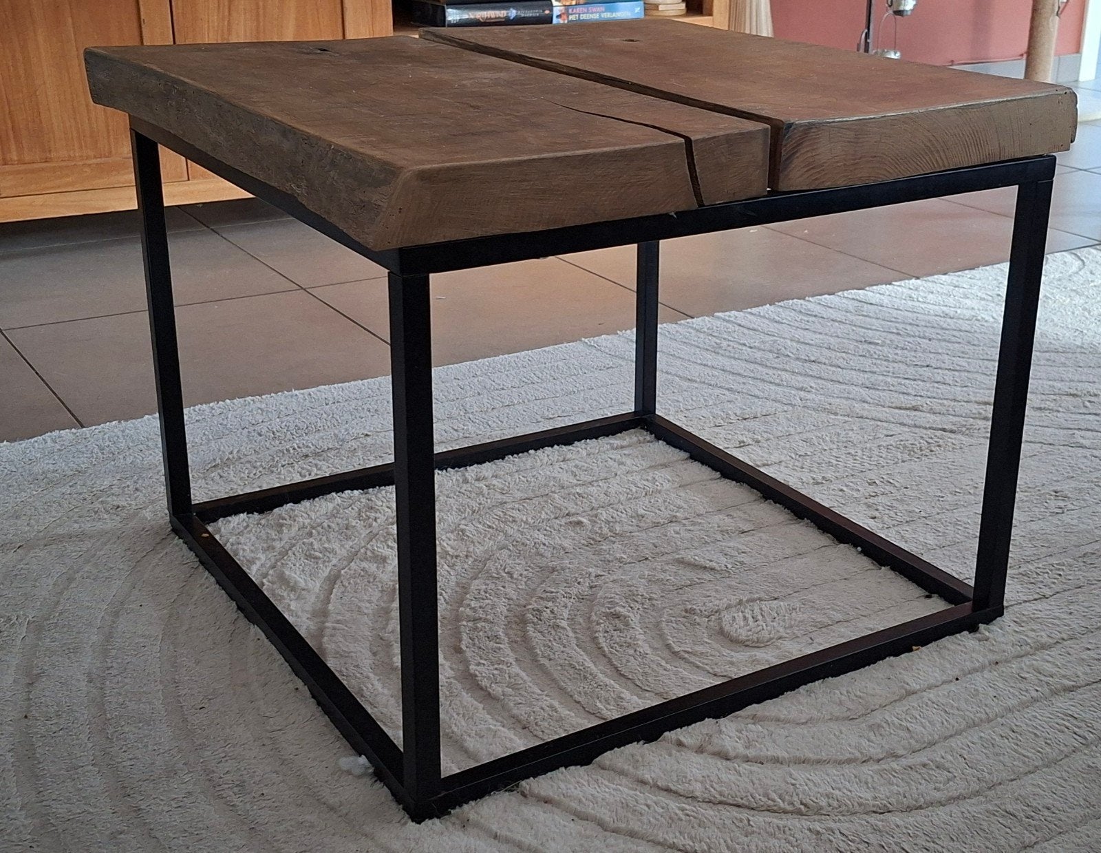 Salontafel boomstam, Huis en Inrichting, Ophalen