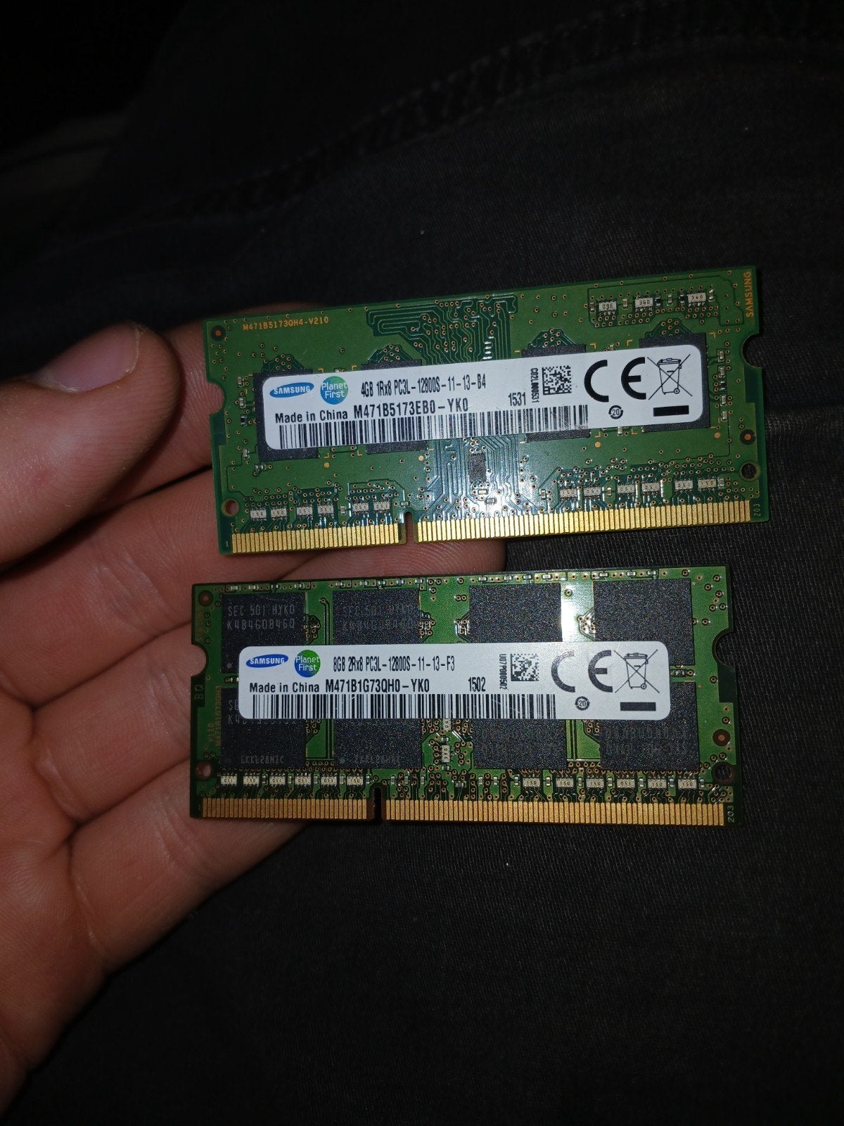 4gb 1Rx8 PC3L-12800S-11-13-B4 /8gb 2Rx8 PC3L -12800S-11-13f3, Computers en Software, RAM geheugen, Gebruikt, Overige soorten, 8 GB