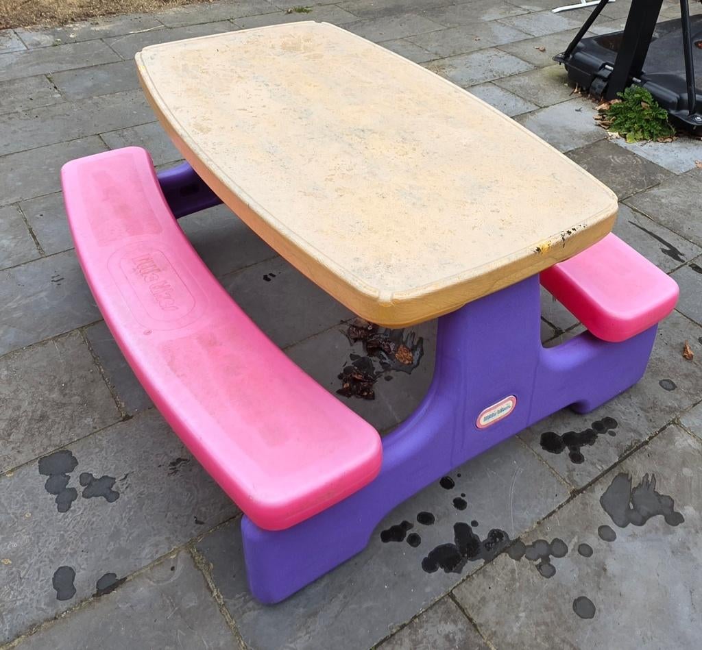 Picknicktafel, Ophalen