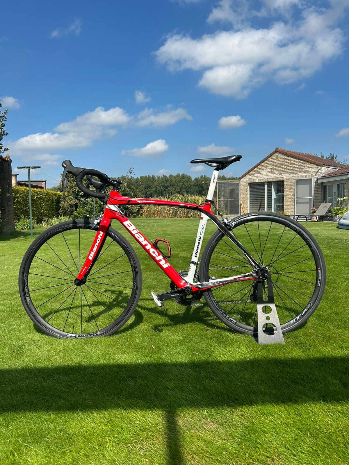 Carbon koersfiets Bianchi Infinito C2C, Fietsen en Brommers, Ophalen, Zo goed als nieuw, Carbon