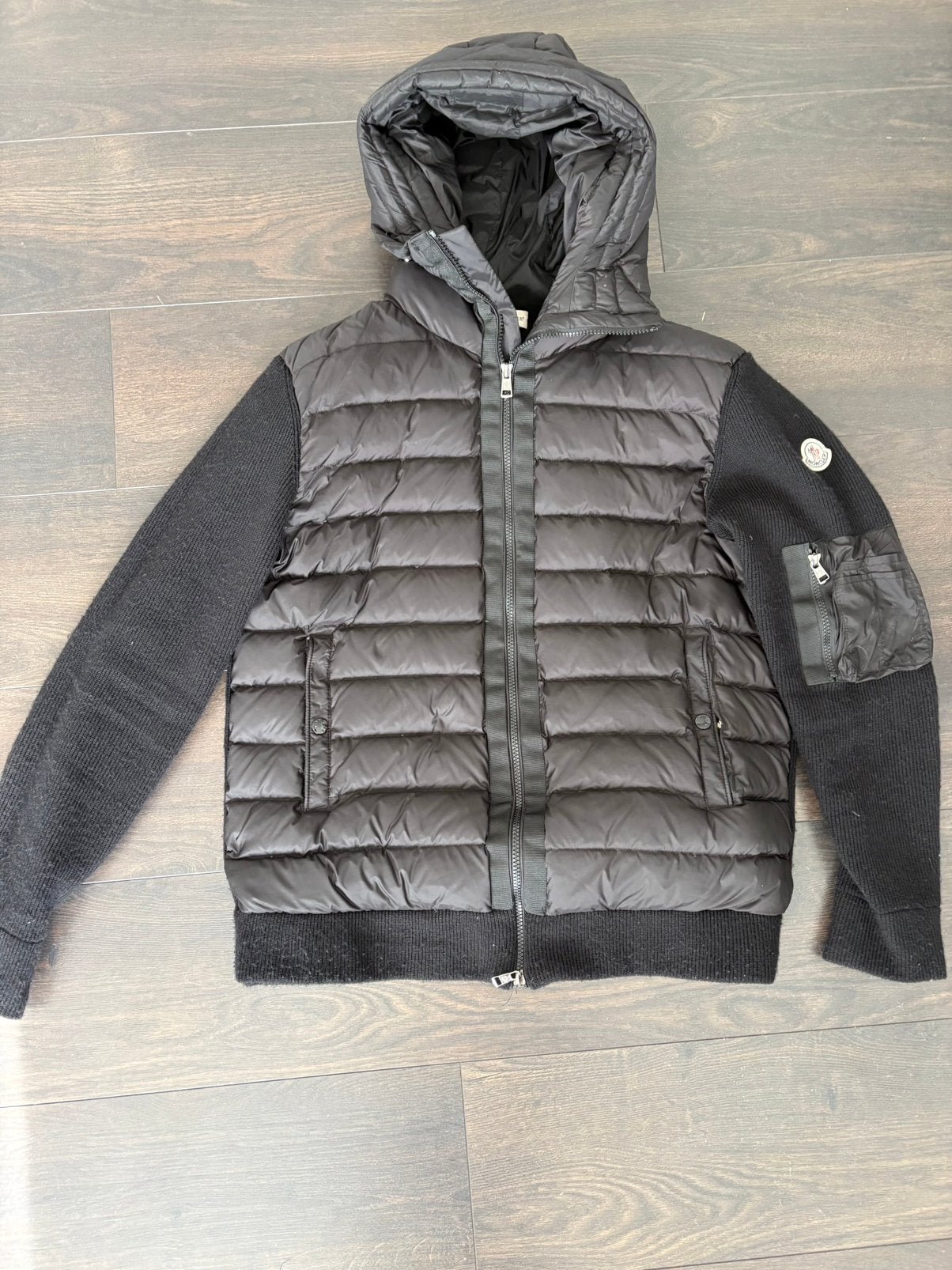 Moncler cardigan XL, Kleding | Heren, Ophalen of Verzenden, Zo goed als nieuw, Maat 56/58 (XL), Zwart