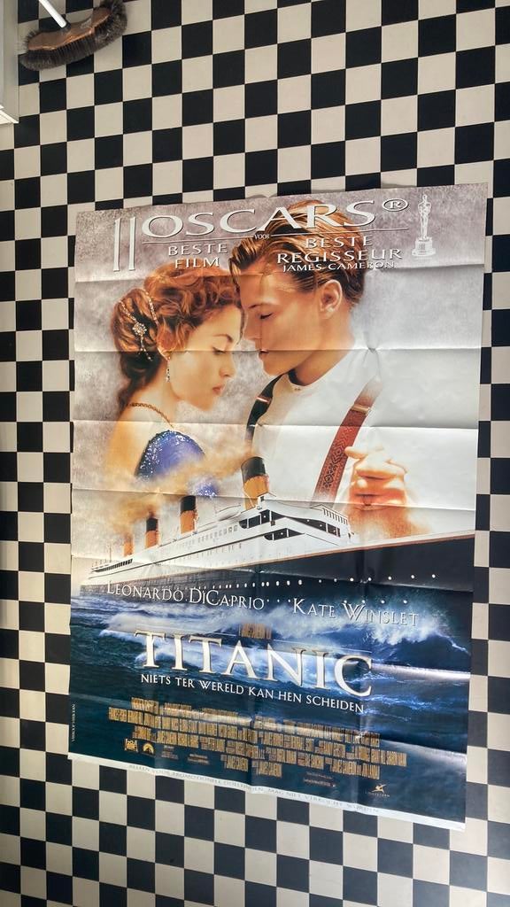 Filmaffiche XXL Titanic 178 cm op 125 cm, Verzamelen, Posters, Ophalen, Zo goed als nieuw