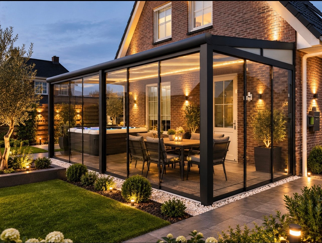 Veranda op maat, Tuin en Terras, Overkappingen, Ophalen of Verzenden, Veranda