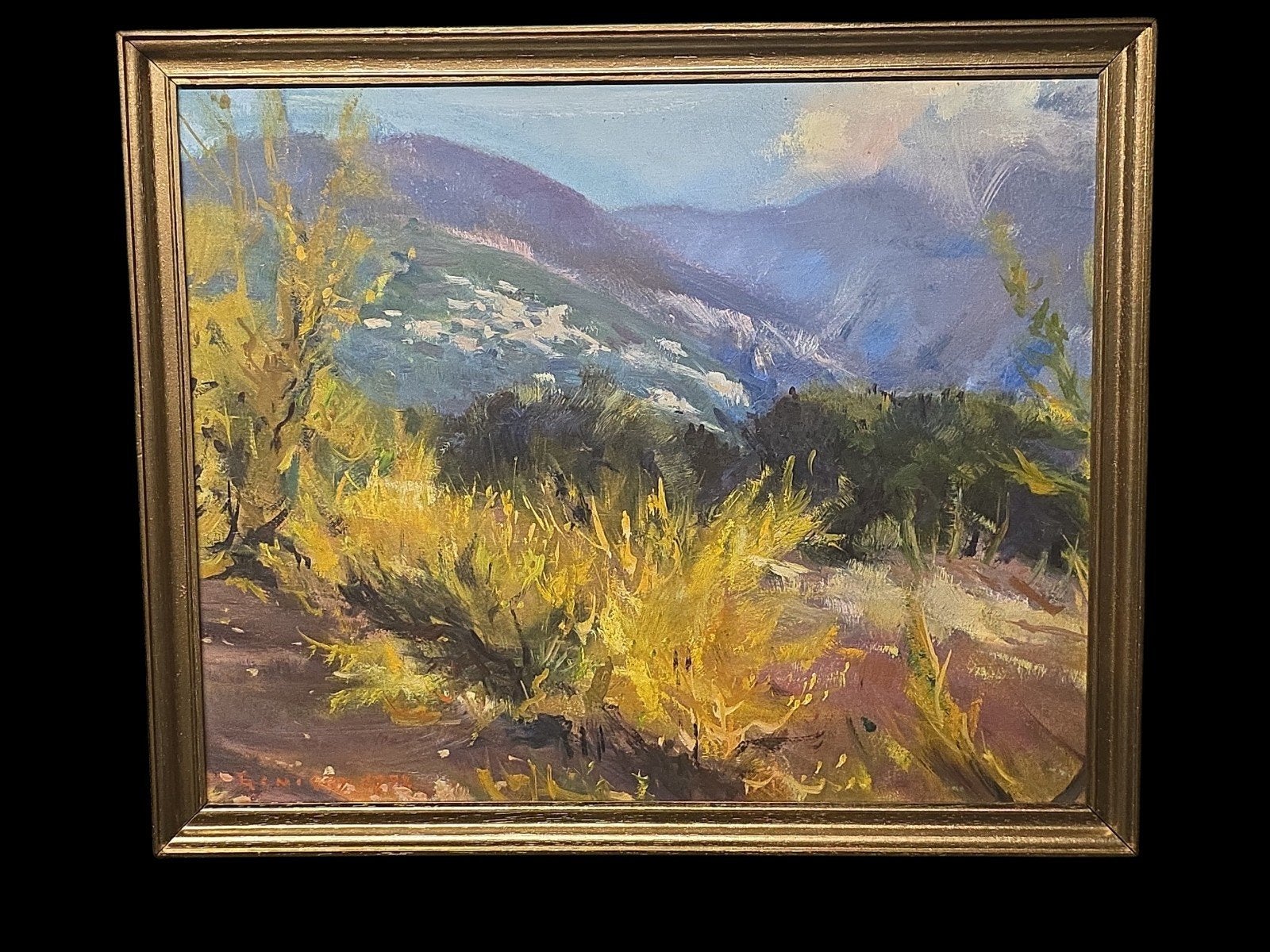 Peinture. Le Mont Ventoux, Antiquités & Art, Enlèvement ou Envoi