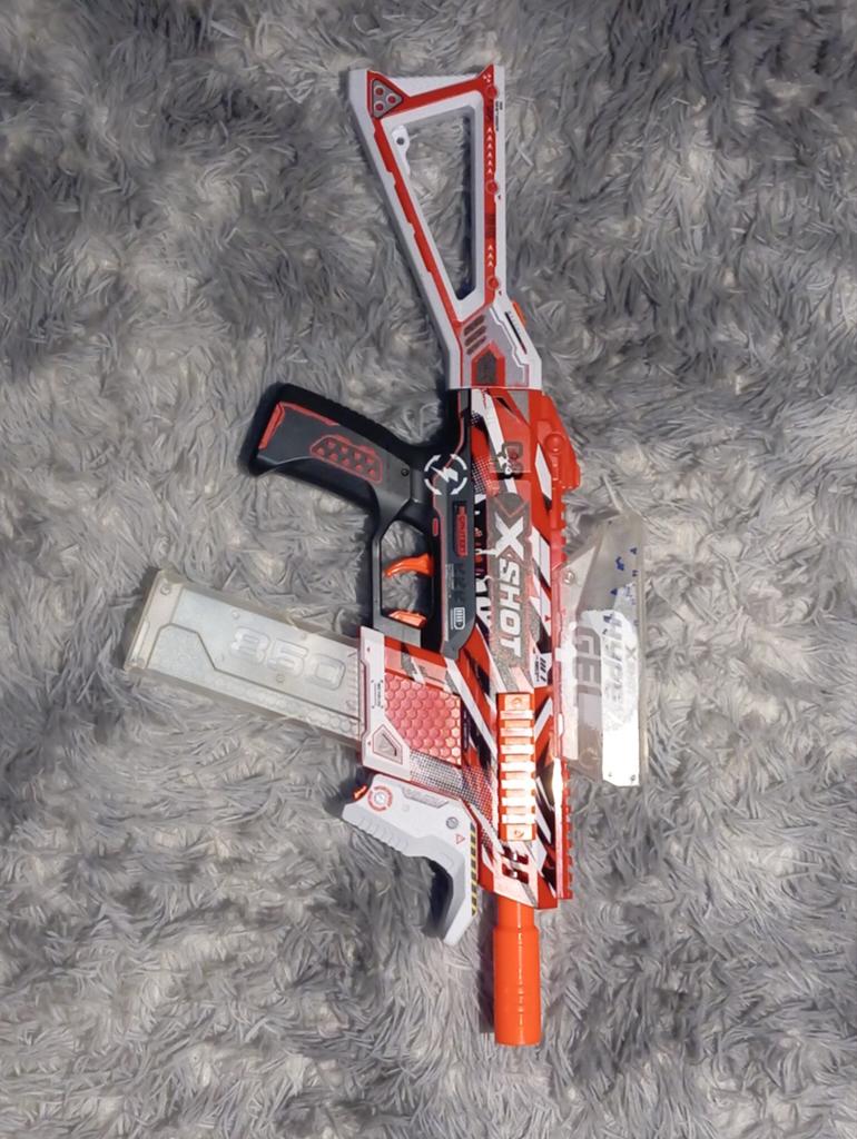 Blaster Zuru X-Shot Hyper Gel Trace Fire + 100.000 billes