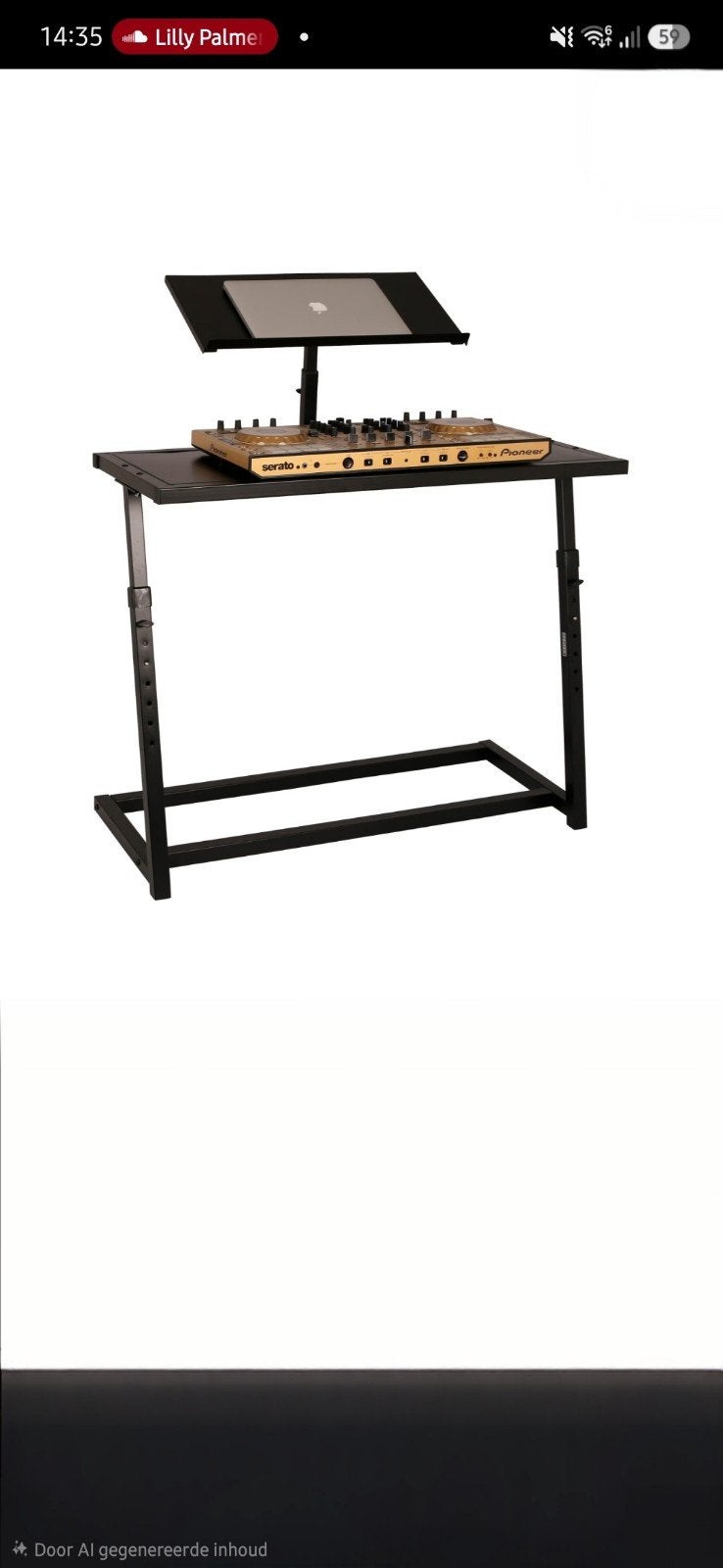 dj booth tafel, Ophalen of Verzenden, Zo goed als nieuw