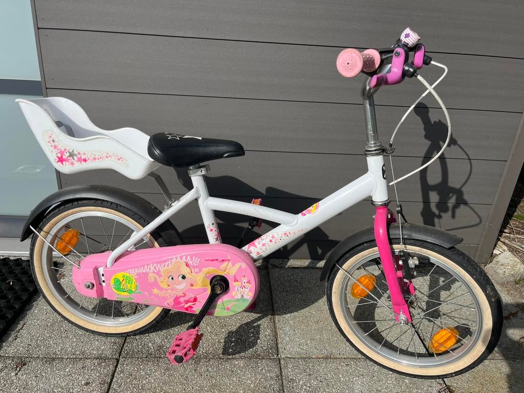 Fiets meisjes goede staat 16 inch, Fietsen en Brommers, Fietsen | Kinderfietsjes, Ophalen, Gebruikt, 16 tot 20 inch