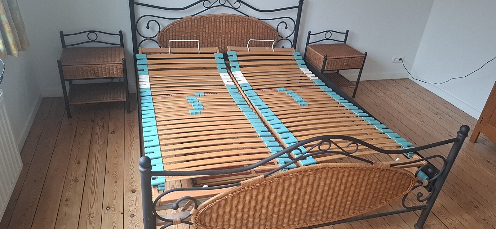 lit de 2 personnes, Maison & Meubles, Enlèvement, Comme neuf