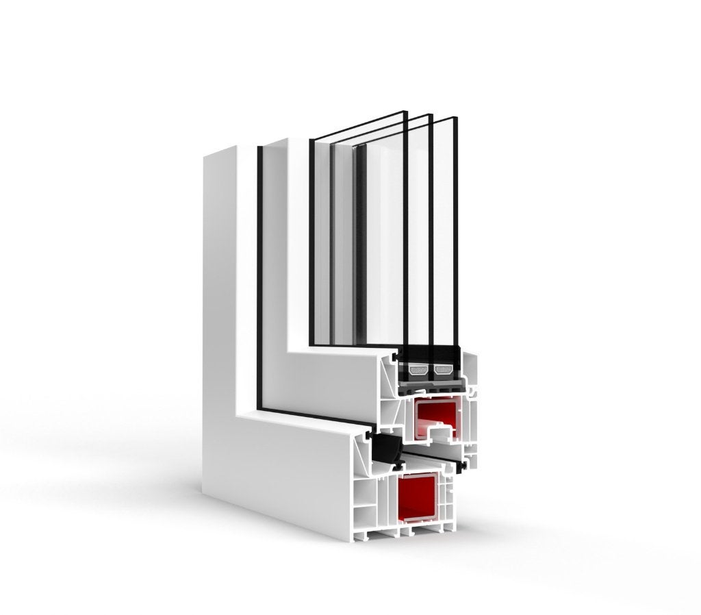 Châssis Salamander sur mesure, posés - bluEvolution82, Bricolage & Construction, Enlèvement, Neuf, Synthétique, Châssis de fenêtre