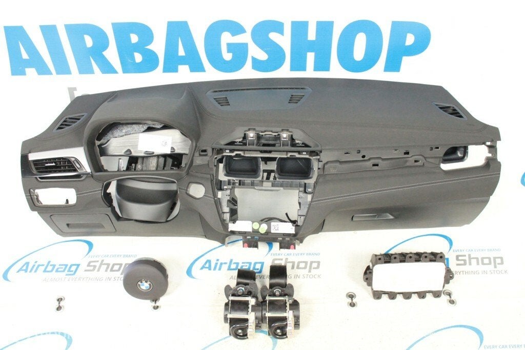 Airbag set Dashboard zwart grijs stiksel BMW X2 F39 2017-..., Enlèvement ou Envoi, Utilisé