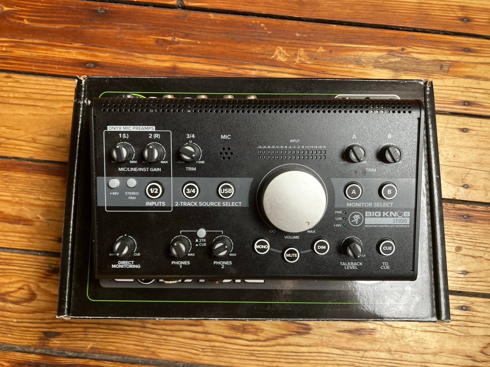 Mackie Big Knob Studio Monitor controller, TV, Hi-fi & Vidéo, Appareils professionnels, Enlèvement ou Envoi, Utilisé