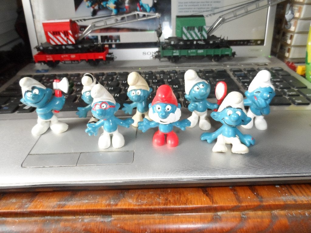 SCHLEICH - Peyo - Schtroumpfs - 1965 à 1979..., Enlèvement ou Envoi, Utilisé, Différents Schtroumpfs, Poupée, Figurine ou Peluche