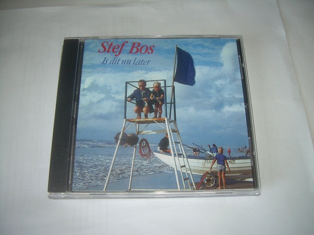 CD - STEF BOS - IS DIT NU LATER, Enlèvement ou Envoi, Premier pressage, Comme neuf, Pop