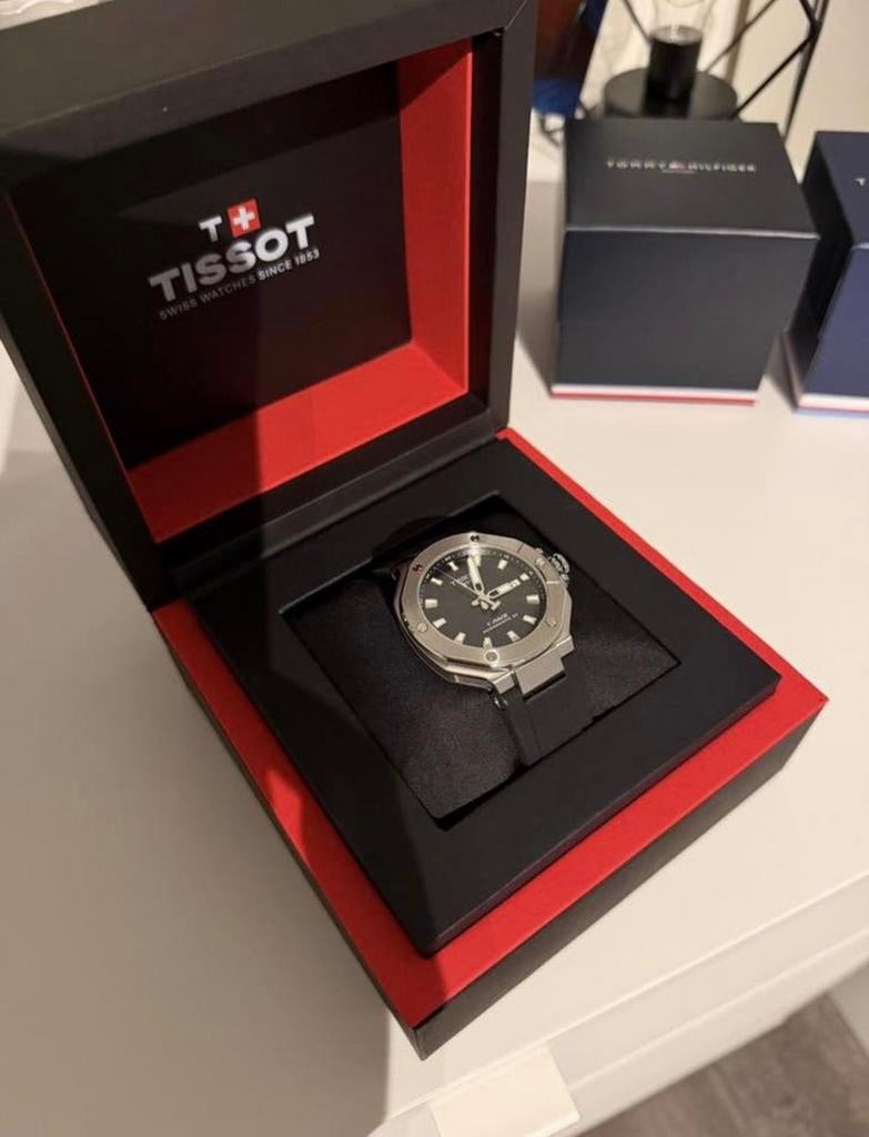 TISSOT T-RACE POWERMATIC 80 41MM T1418071705100, Ophalen of Verzenden, Zo goed als nieuw