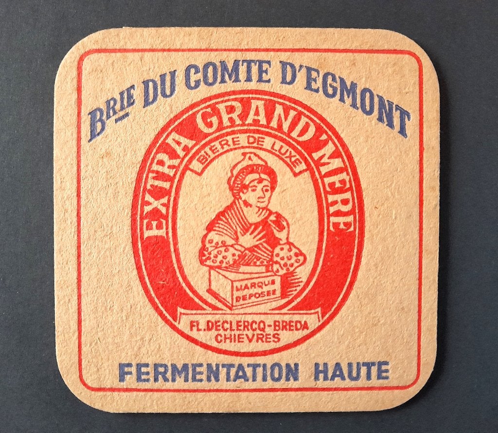 Brasserie du Comte d'Egmont Chièvres Extra Grand Mère, Envoi, Utilisé, Sous-bock, Autres marques