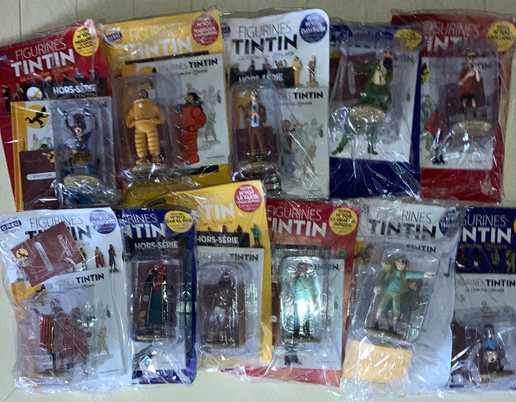 FIGURINES KUIFJE, Enlèvement, Tintin, Neuf, Statue ou Figurine
